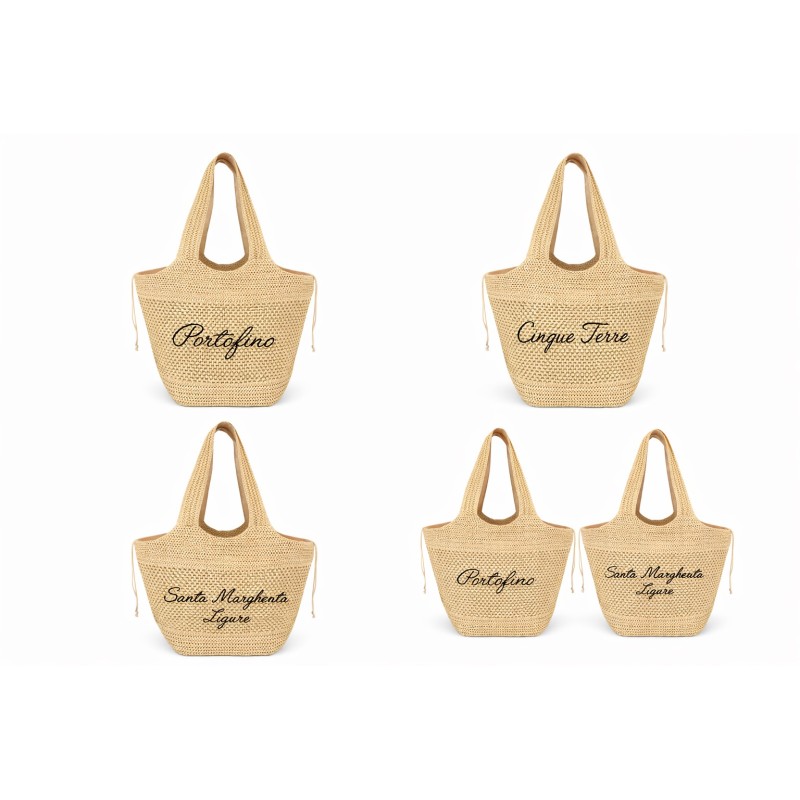 Fratelli Pesce 8916 - Borsa Mare Paglia 30x16x35 cm