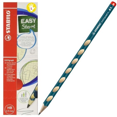 Stabilo 321/HB6 - Set 6 Matite Easygraph HB Sagomate Mano Sinistra