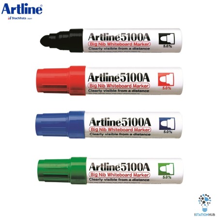 Osama 5100 - Set 4 Pennarelli Per Lavagna Punta 5 mm