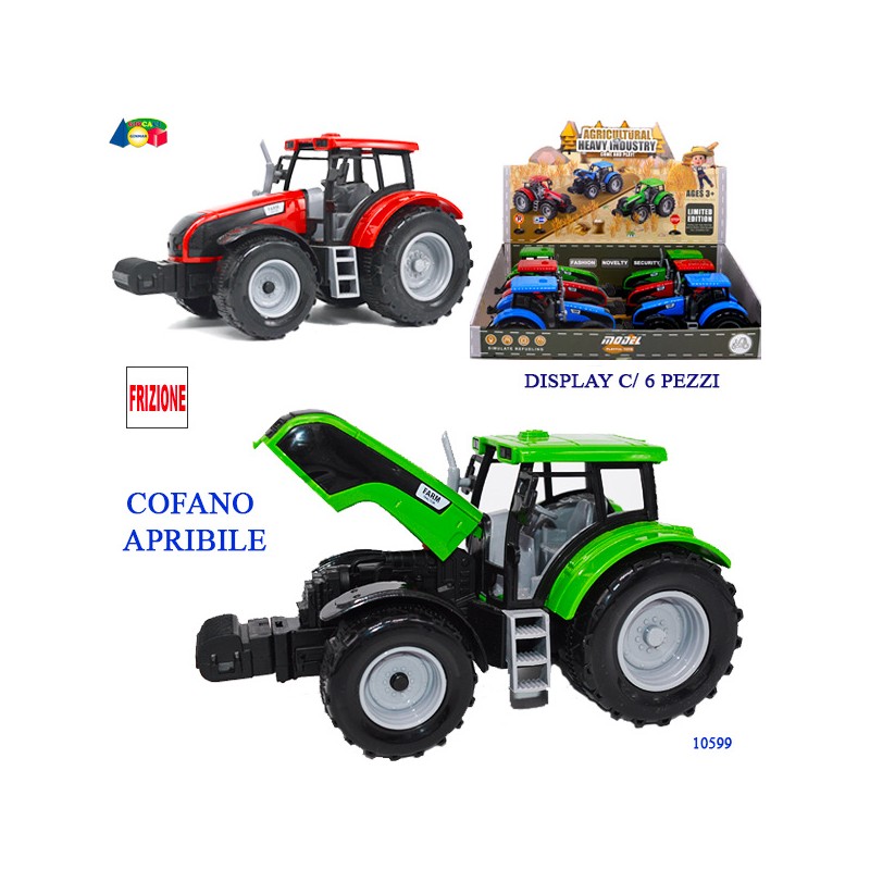 Ginmar 10599 - Trattore Frizione Display 6 pz