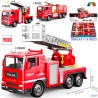 Ginmar 11103 - Camion Pompieri Frizione Display 8 pz