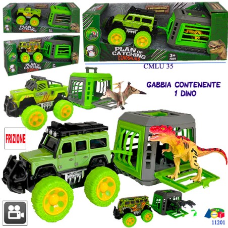 Ginmar 11201 - Mezzo Killer Dino Frizione con Gabbia