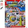 Ginmar 11205 - Blister 12 Auto Die-cast Polizia