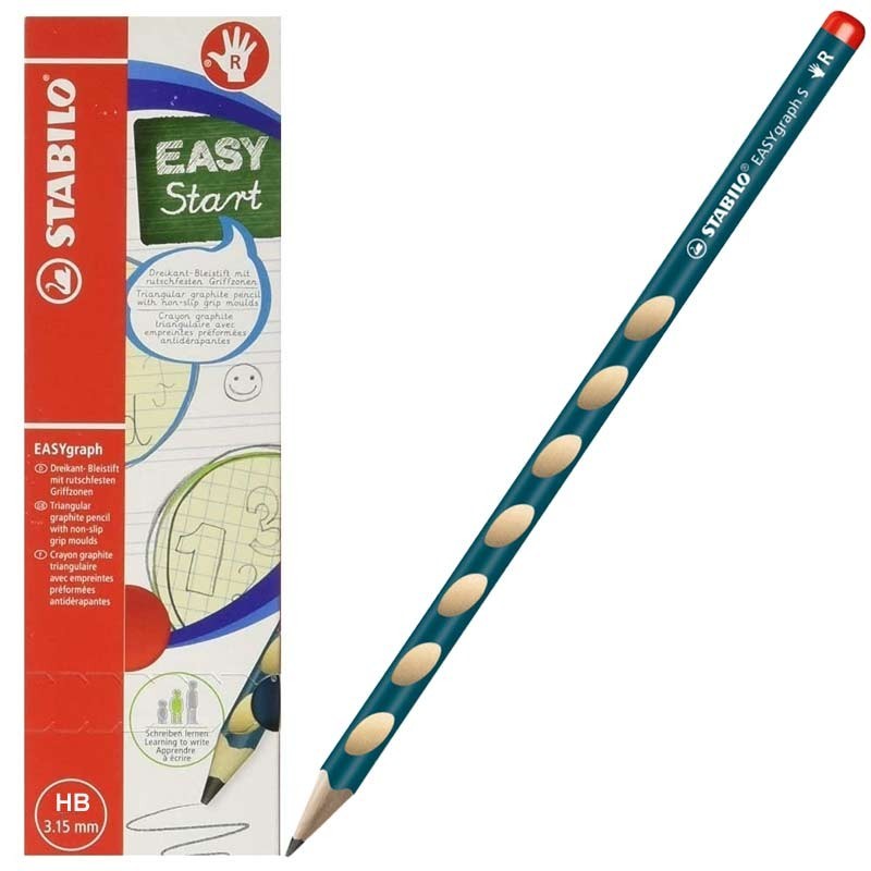 Stabilo 322HB - Easygraph Matita Grafite HB Destri Conf.12 pz.