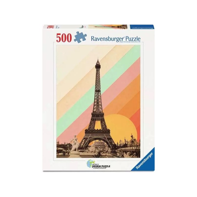 Ravensburger 01741 - Puzzle 500 Pezzi - Arcobaleno di Parigi