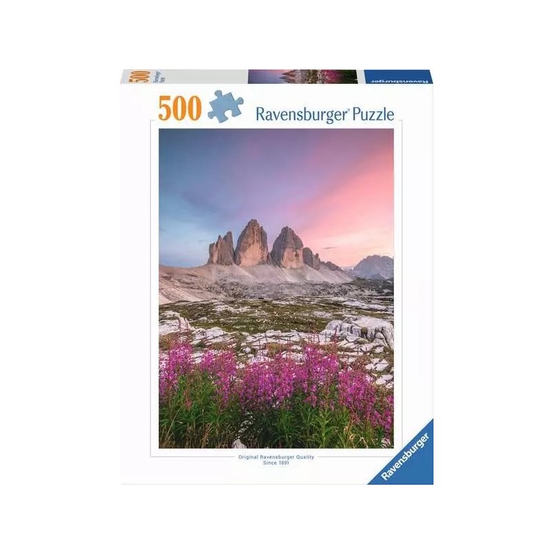 Ravensburger 01793 - Puzzle 500 Pezzi - Le Tre Cime di Lavaredo