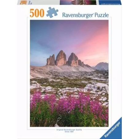 Ravensburger 01793 - Puzzle 500 Pezzi - Le Tre Cime di Lavaredo