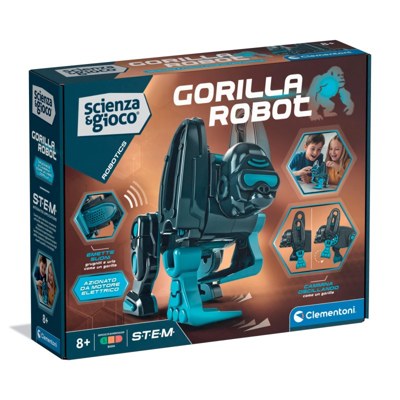 Clementoni 19453 - Scienza & Gioco - Gorilla Robot