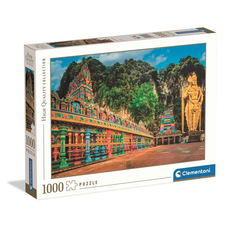 Clementoni 37104 - Puzzle 1000 Pezzi - Painted Batu Caves