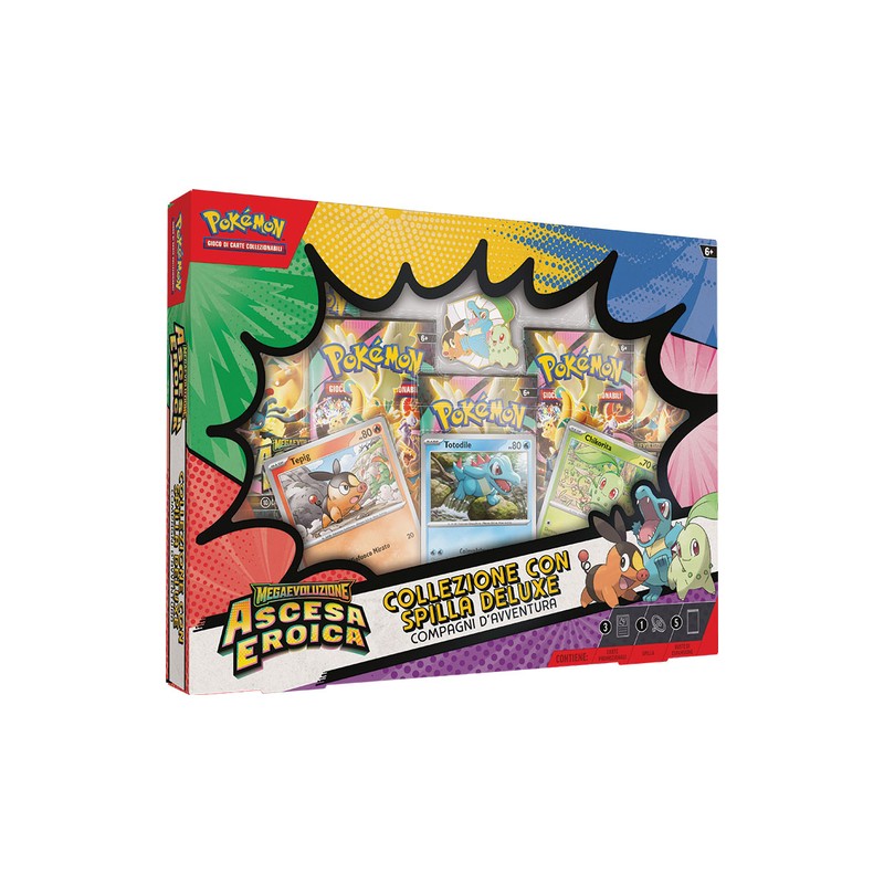 Pokemon 10301 - Ascesa Eroica Collezione con Spilla