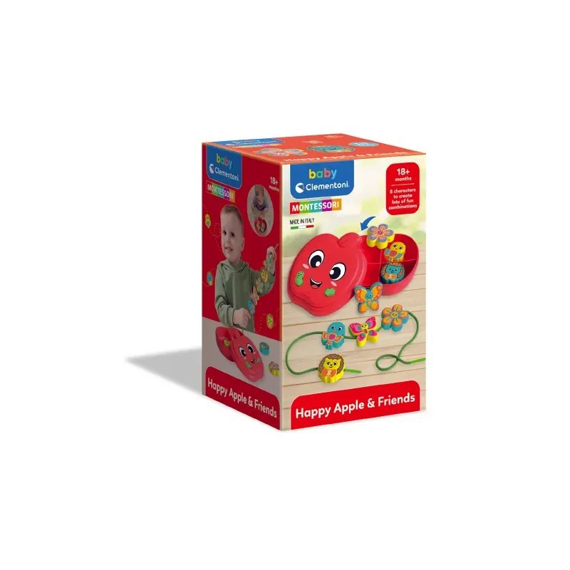 Clementoni 17600 - Baby Clementoni - Montessori Sfilo e Infilo