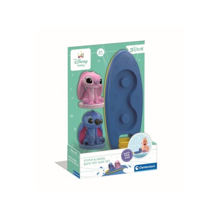 Clementoni 17627 - Baby Clementoni - Disney Surf Set Stitch e Angel Bagnetto
