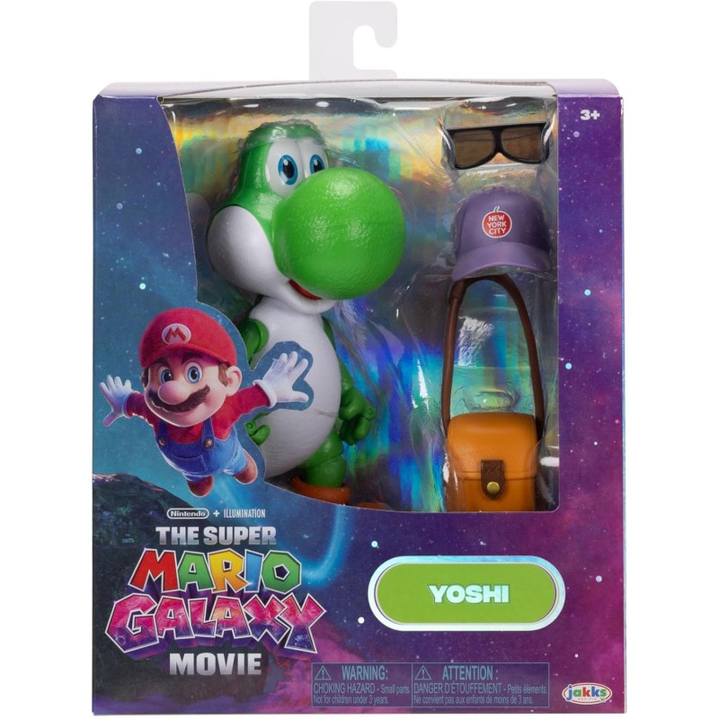 Jakks 43251 - Super Mario Galaxy – Yoshi 13 cm