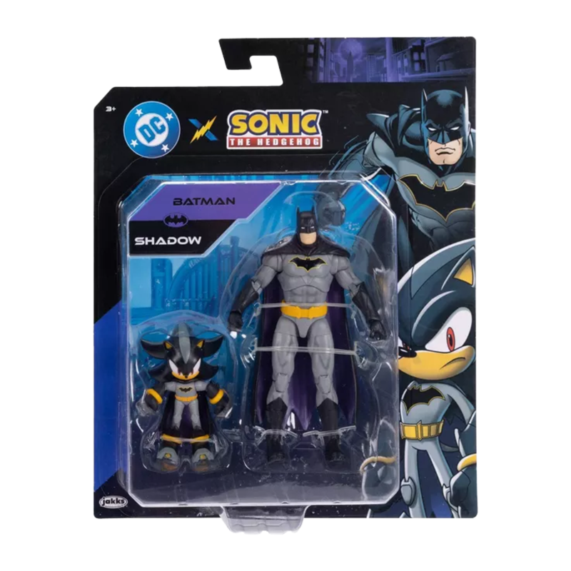 Jakks 43095 - Sonic the Hedgehog - Shadow as Batman & Batman