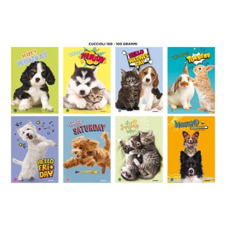 Blasetti 10041 - Maxi Quaderno A4 100 gr Rig.B Fantasia