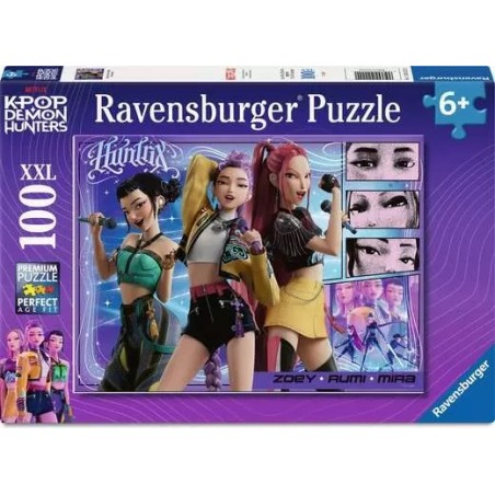 Ravensburger 02222 - Puzzle 100 Pezzi - K-Pop Demon Hunters