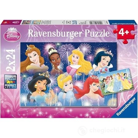 Ravensburger 08872 - Puzzle 2 x 24 Pezzi - Principesse