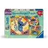 Ravensburger 04114 - Puzzle 3 x 49 Pezzi - Stitch