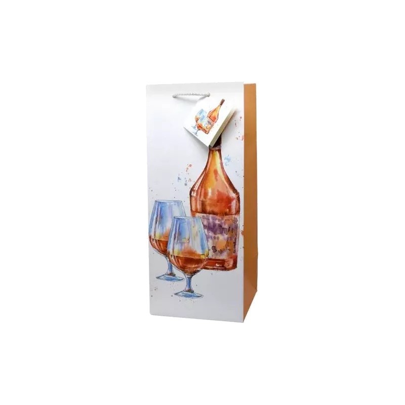 Fratelli Pesce 8857 - Shopper Bottiglie 35 x 12 x 9 cm Conf.12 pz
