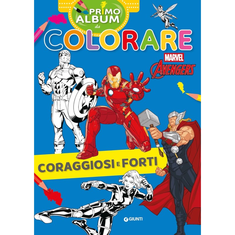 Giunti W1125 - Album da Colorare Avengers