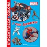 Giunti W0790 - Album Stacca Attacca e Colora Marvel