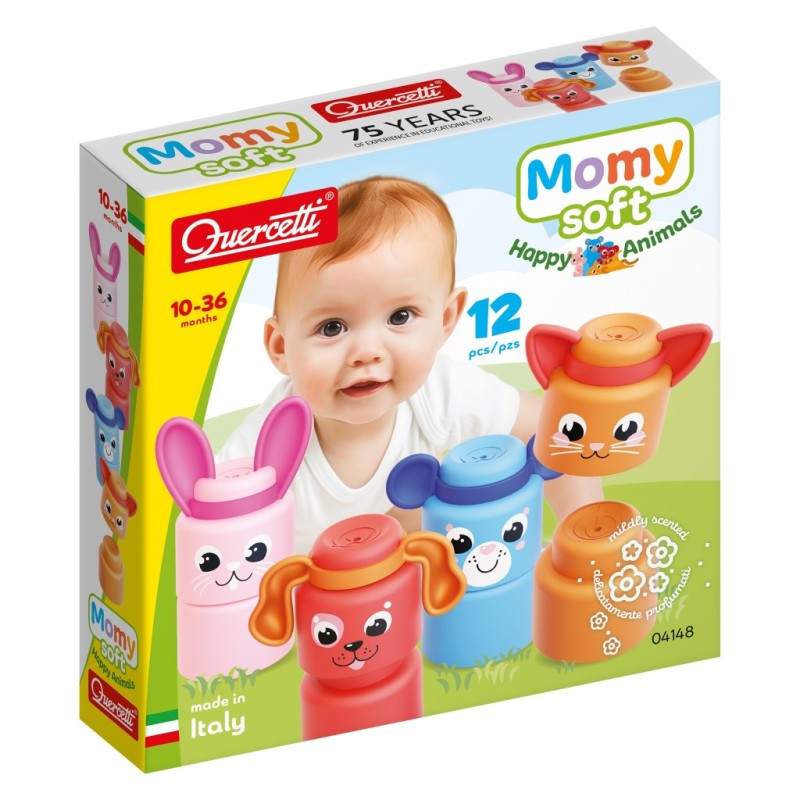 Quercetti 4148 - Momy Soft - Happy Animals