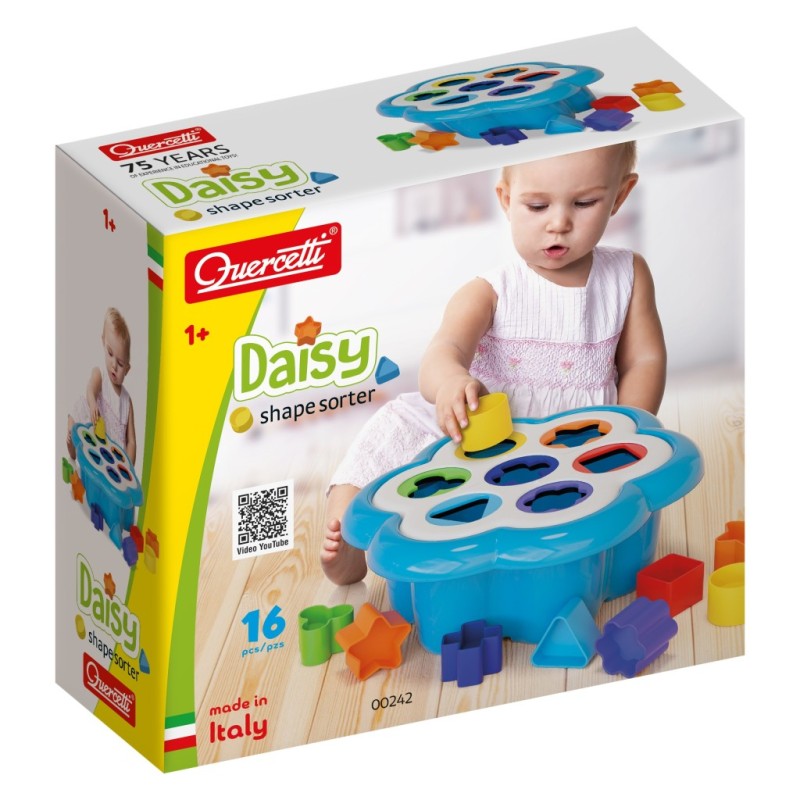 Quercetti 242 - Daisy Gioco Incastri 16 pz