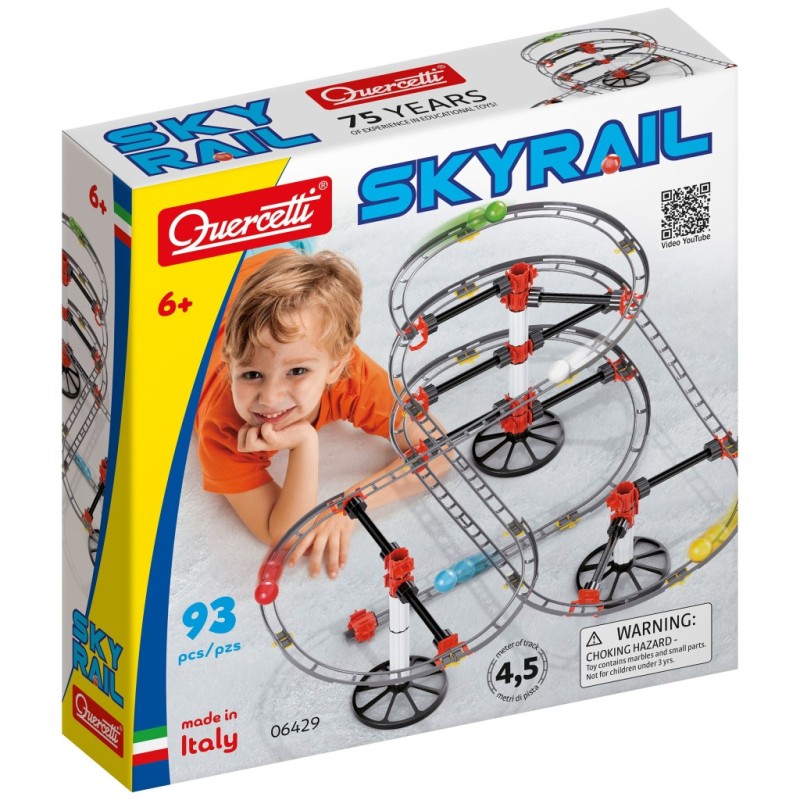 Quercetti 6429 - Pista Roller Coaster SkyRail