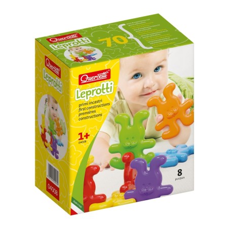 Quercetti 4008 - Leprotti Primi Incastri