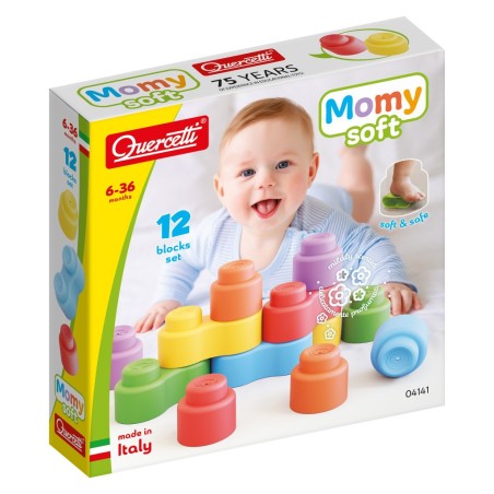 Quercetti 4141 - Momy Soft 12 pz