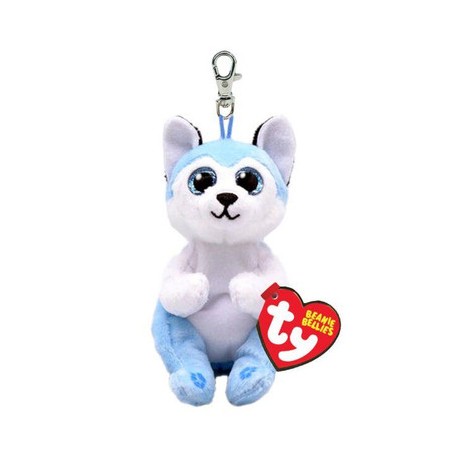 Ty 43105 - Beanie Boos - Thunder Husky Blu Portachiave