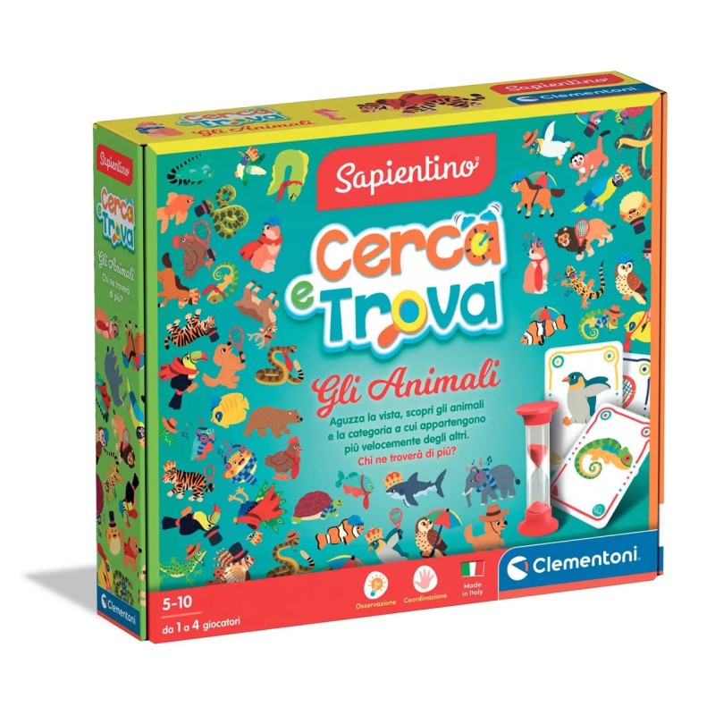 Clementoni 16700 - Sapientino - Cerca e Trova Gli Animali
