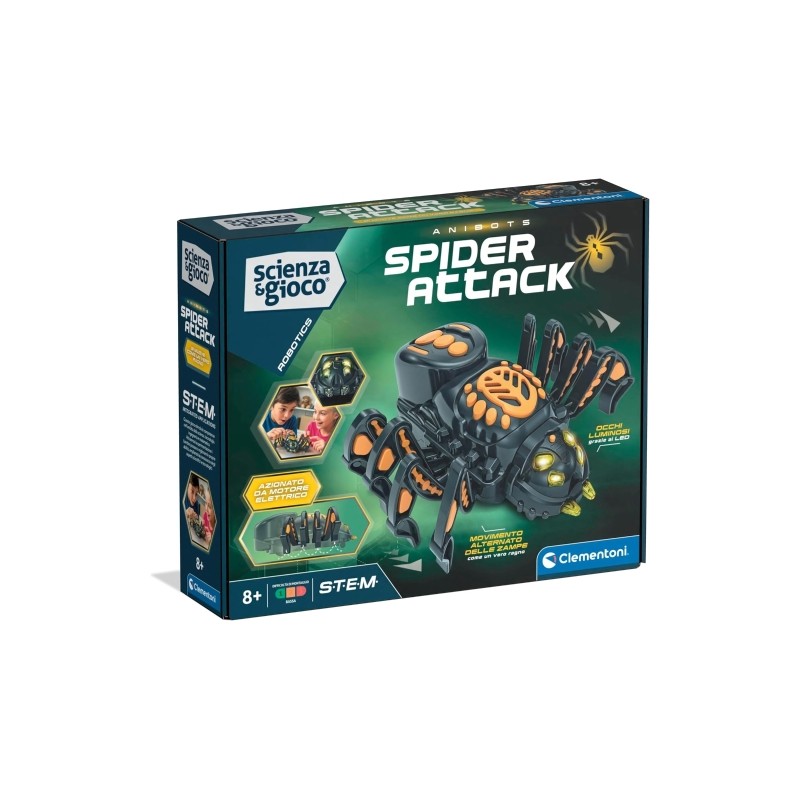 Clementoni 19456 - Scienza & Gioco - Spider Robot