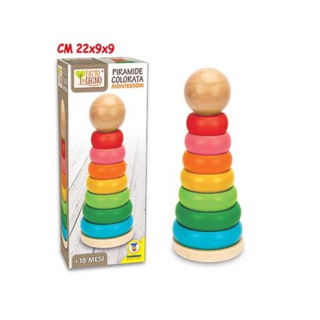 Teorema 40557 - Piramide Legno Colorata