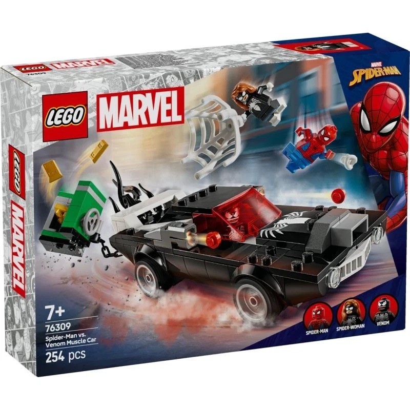 Lego 76309 - Marvel - SpiderMan contro Muscle Car di Venom