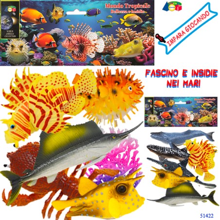 Ginmar 51422 - Busta Pesci Mondo Tropicale