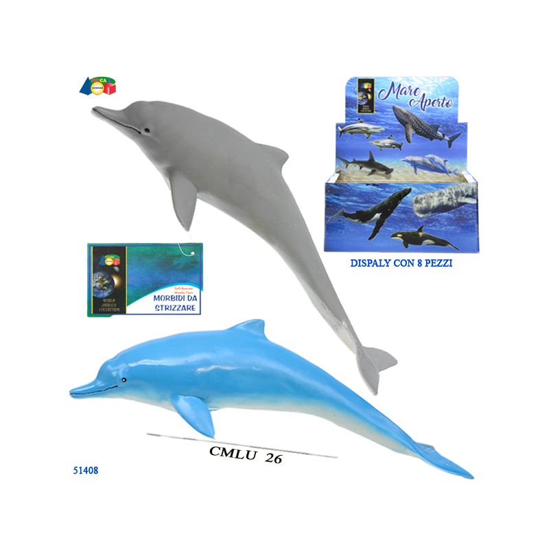 Ginmar 51408 - Delfino Morbido Display 8 pz