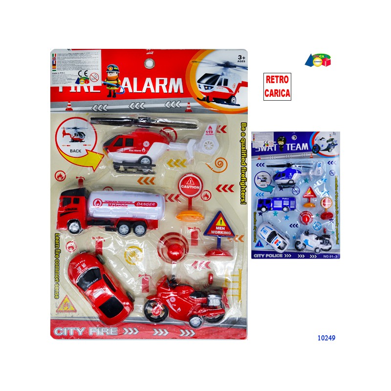 Ginmar 10249 - Blister Mezzi Pronto Intervento Retrocarica