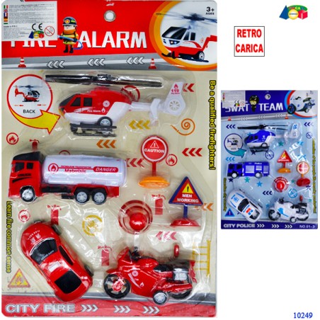 Ginmar 10249 - Blister Mezzi Pronto Intervento Retrocarica