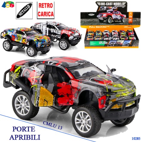 Ginmar 10285 - Auto Aerografata Retrocarica Display 12 pz