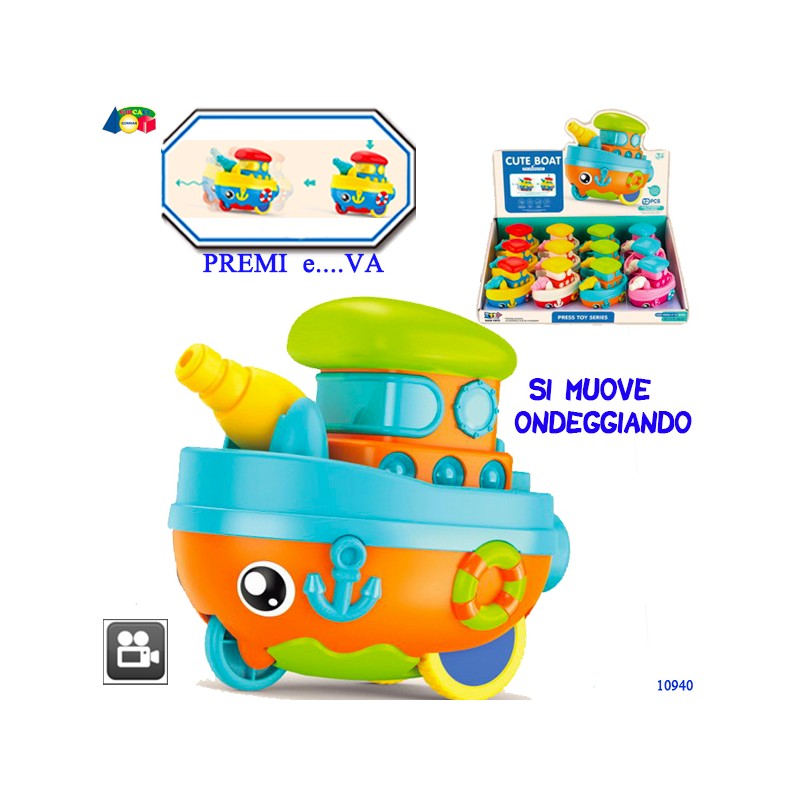 Ginmar 10940 - Barca Funny Premi e Va Display 12 pz