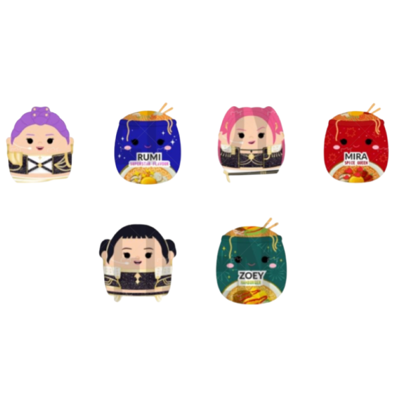 Rei Toys SQ024600 - KPop Demon Hunters - Rei Toys Squishmallows Personaggi Reversibili 20 cm