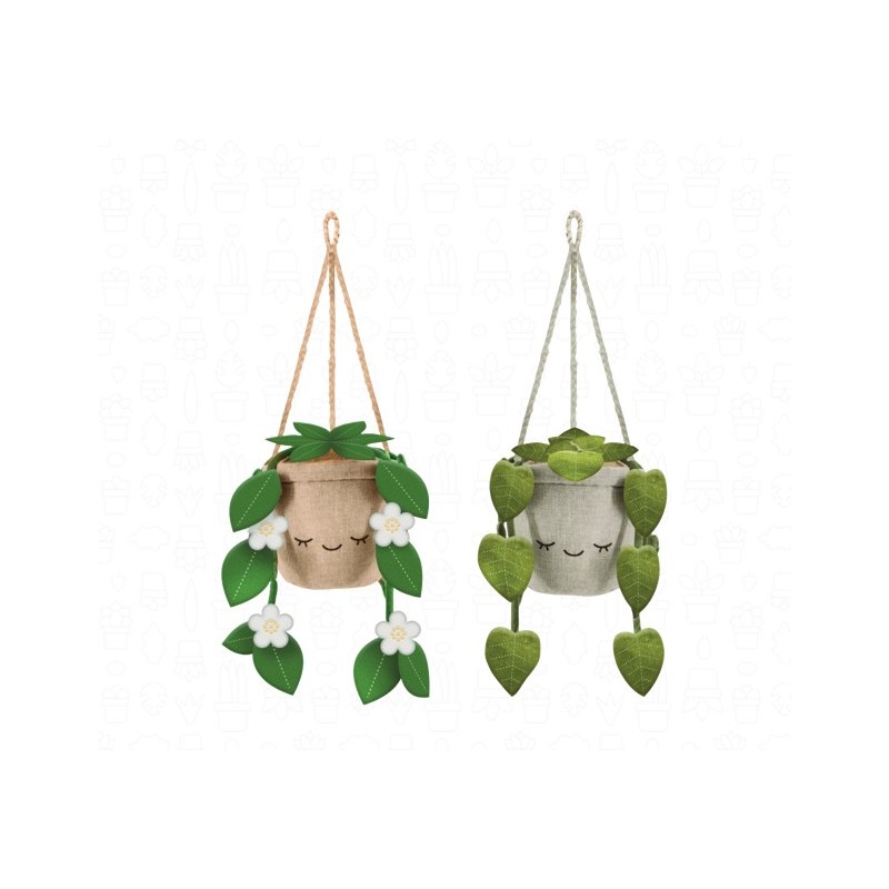 Rei Toys RBG00400 - GreenHouse - Pianta Pensile Peluche 15 cm