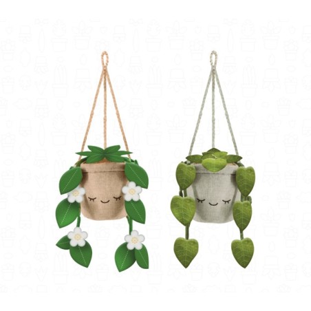 Rei Toys RBG00400 - GreenHouse - Pianta Pensile Peluche 15 cm