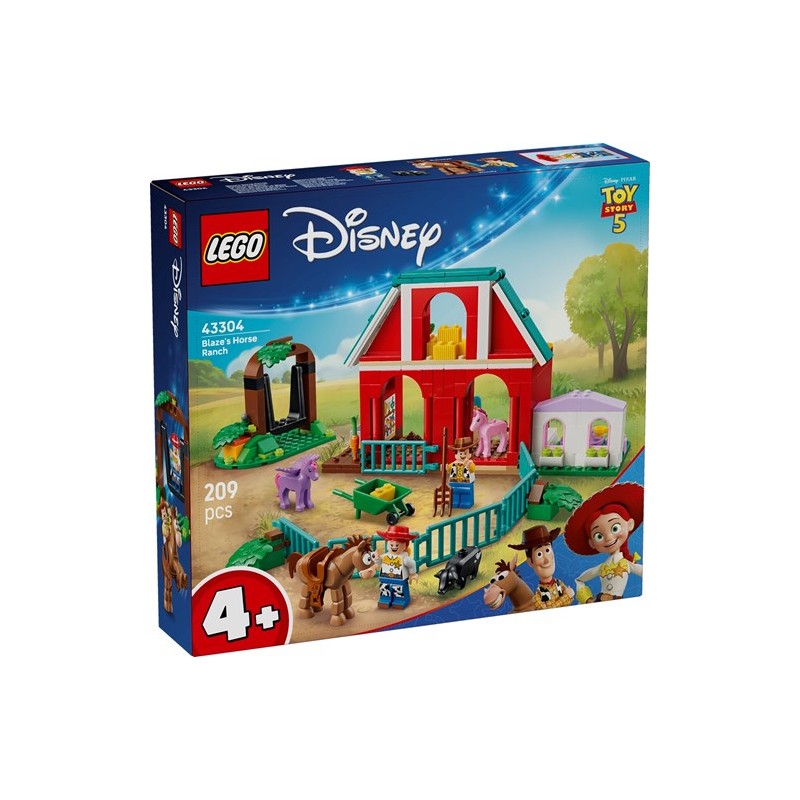 Lego 43304 - Toy Story 5 - Il Ranch dei Cavalli di Blaze