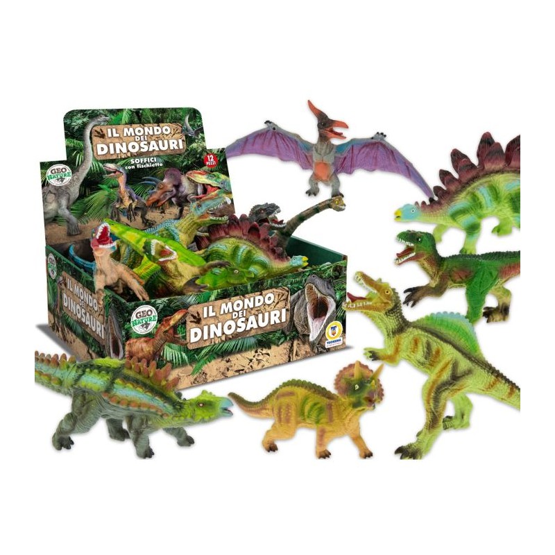 Teorema 67134 - Dinosauri Soffici Display 12