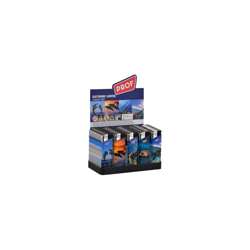 Prof 41804860 - Accendini Elettronici Ricaricabili Ocean Trip Conf.50 pz