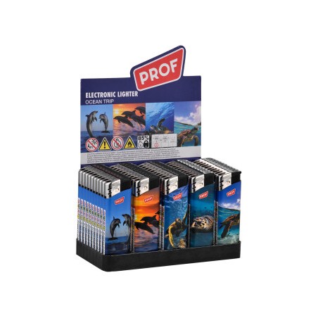 Prof 41804860 - Accendini Elettronici Ricaricabili Ocean Trip Conf.50 pz