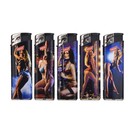 Prof 40804827 - Accendini Elettronici Strip Club Conf.50 pz