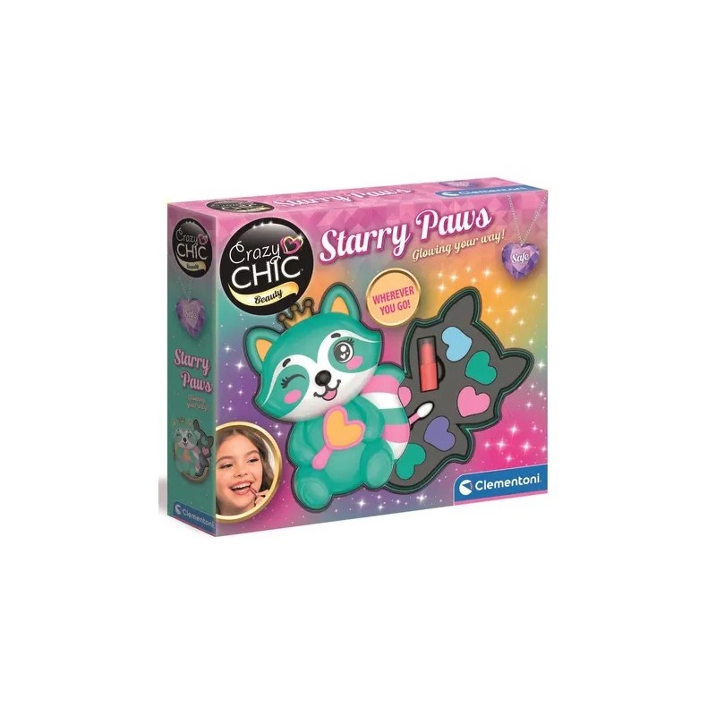 Clementoni 18406 - Crazy Chic - Little Racoon Trousse